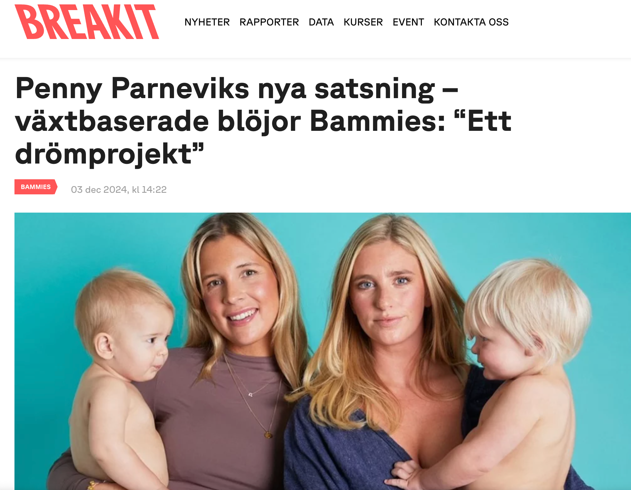 Bammies & Penny Parnevik i Breakit