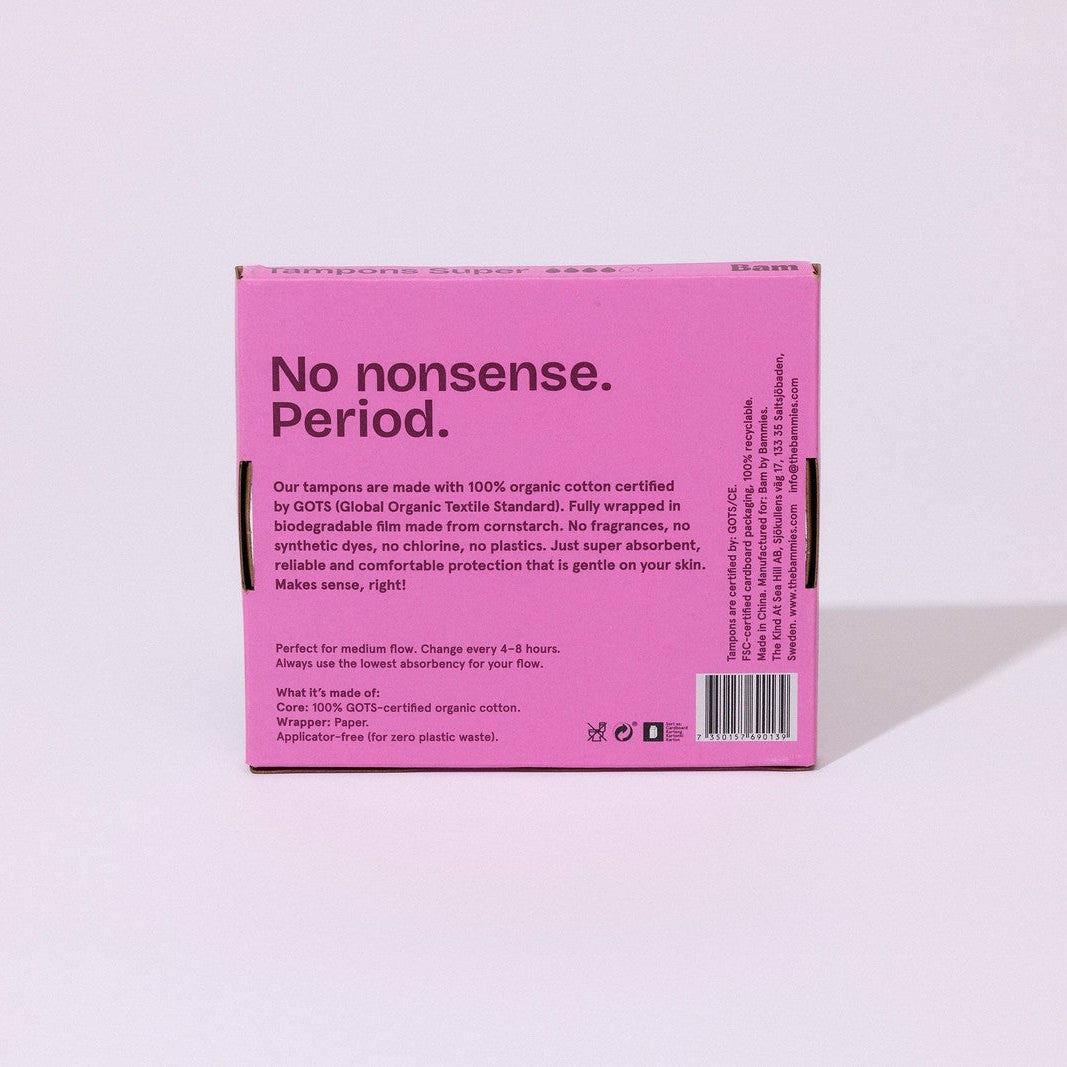 Cotton Tampons – Super