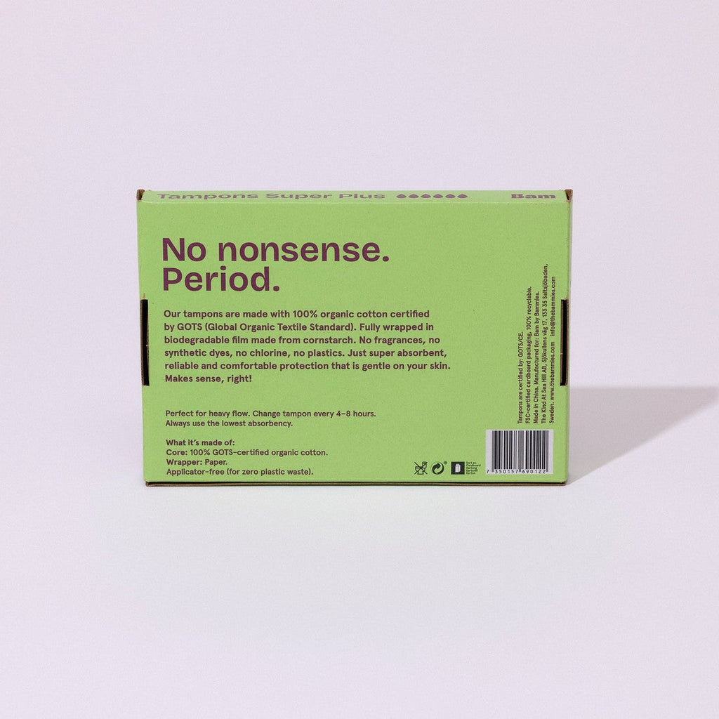 Cotton Tampons – Super Plus