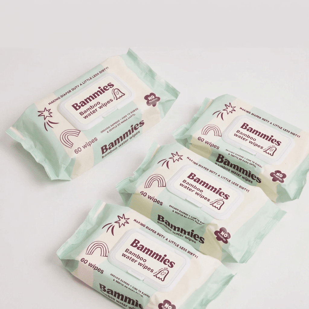 The Bamboo Water Wipe 4 packages